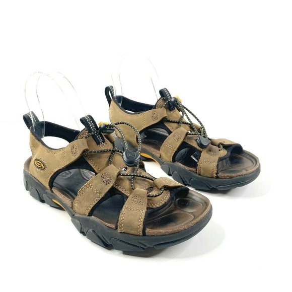 Keen | Shoes | Keen Sarasota Sandals 75 Brown Leather 04907 Fisherman Water  Utility Strappy | Poshmark
